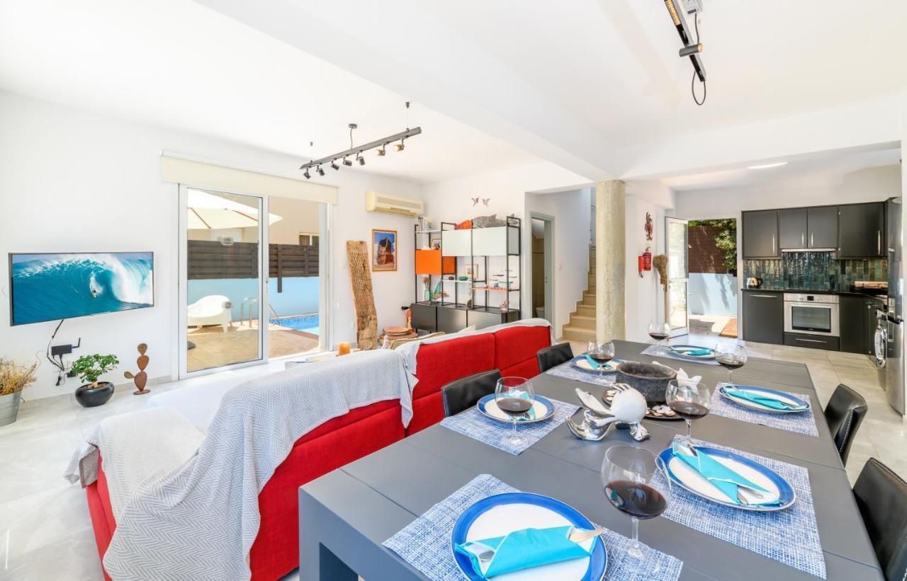Villa Lela Serena By Ezoria Villas Протарас Экстерьер фото